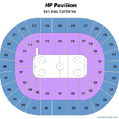 Sharks Seating Chart