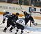 traffic in the crease plus a  diving goalie
