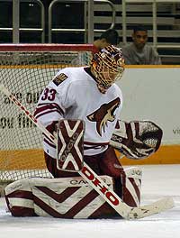 Phoenix goalie Brian Boucher