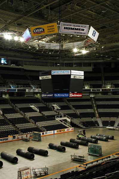 San Jose HP Pavilion arena