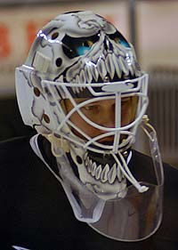 Vesa Toskala goalie mask photo