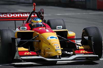 Sebastien Bourdais wins the San Jose Grand Prix